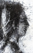 'Head of George 2' 2008. 79 x 49.4 cm. Ink and Acrylic on Paper.